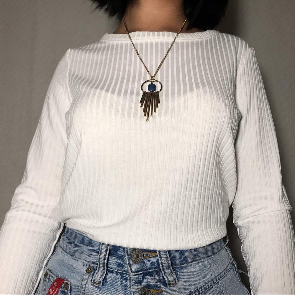 White long sleeve shirt